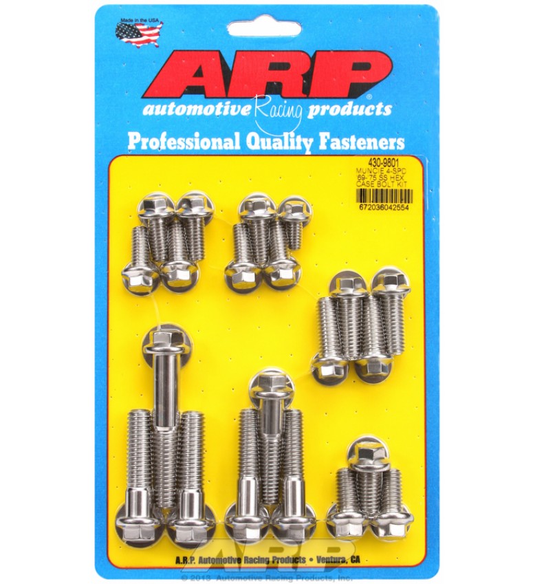 ARP Hardware - Muncie 4-spd '69-'75 SS hex trans case bolt kit