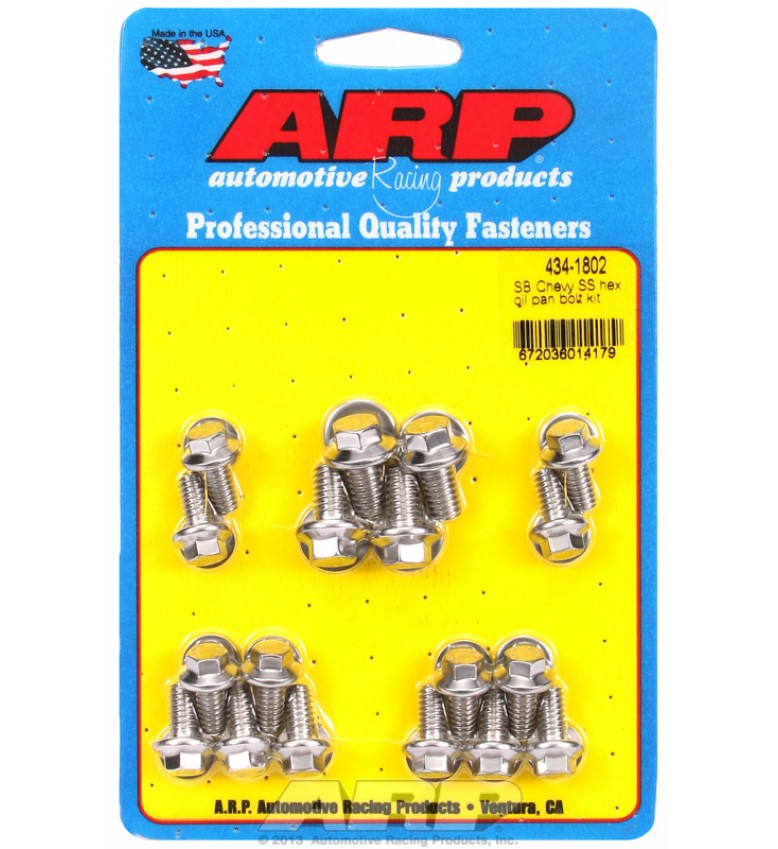 ARP Hardware - SB Chevy SS hex oil pan bolt kit