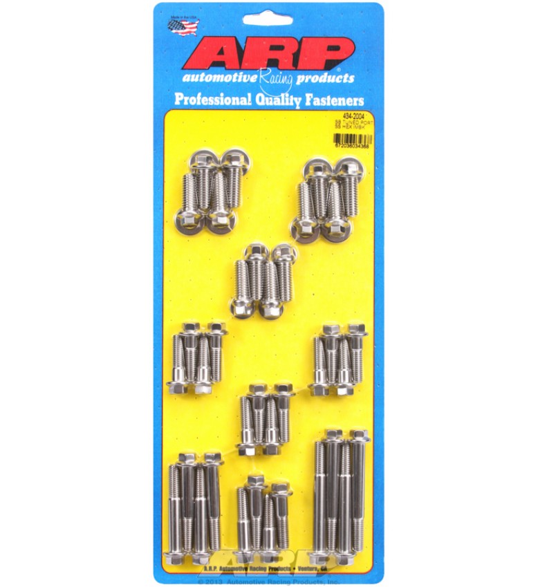ARP Hardware - SB Tuned Port complete SS hex intake manifold bolt kit