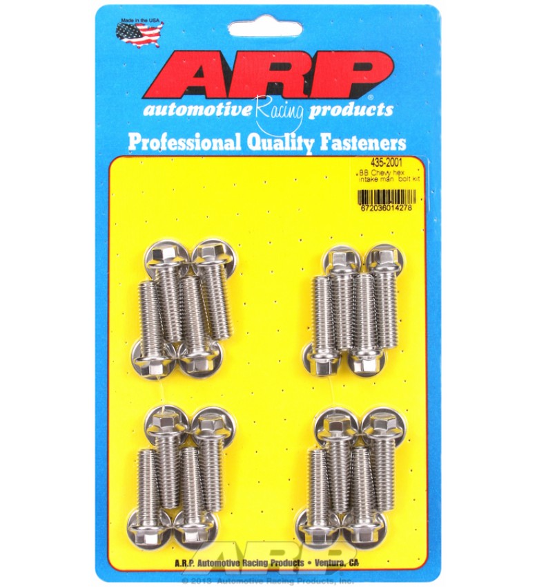 ARP Hardware - BB Chevy hex intake manifold bolt kit