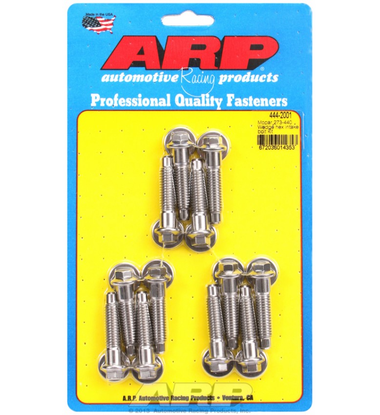 ARP Hardware - Mopar 273-440 wedge hex intake manifold bolt kit