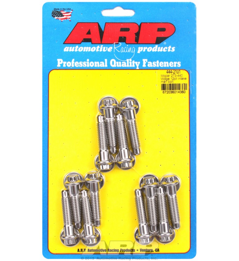 ARP Hardware - Mopar 273-440 wedge 12pt intake manifold bolt kit