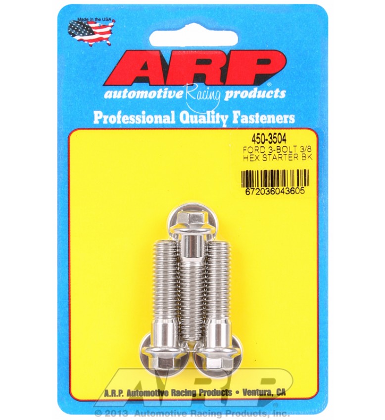 ARP Hardware - Ford SS 3-bolt hex starter bolt kit