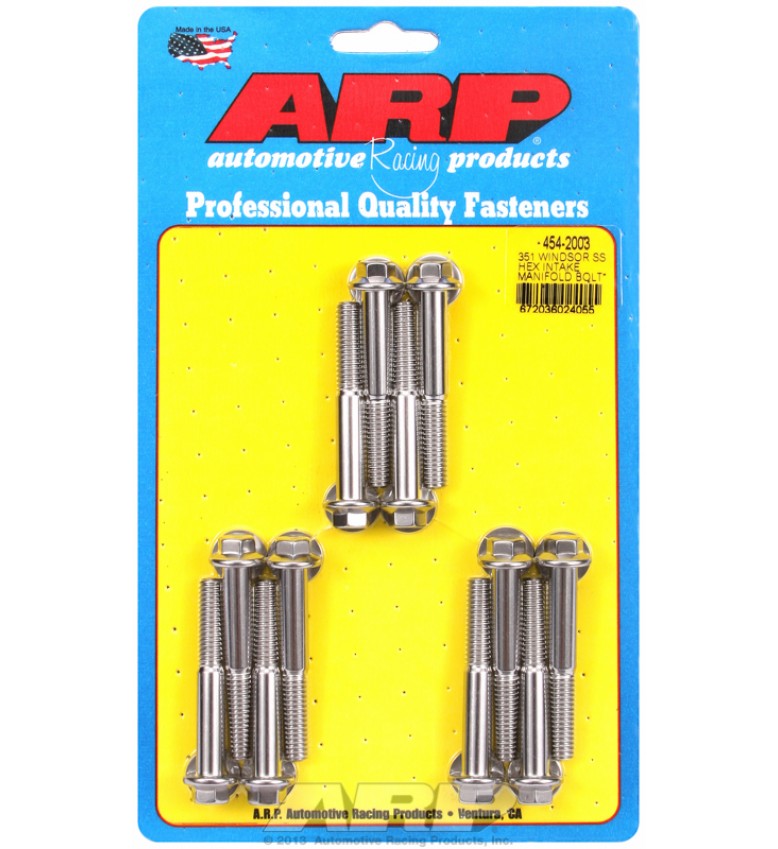 ARP Hardware - Ford 351W SS hex intake manifold bolt kit