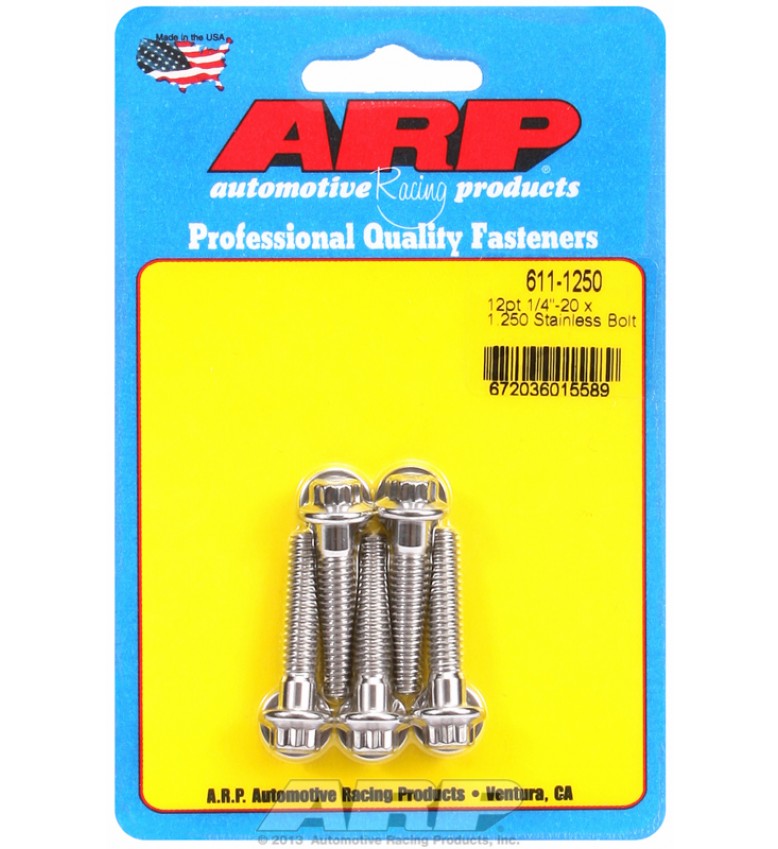 ARP Hardware - 1/4-20 x 1.250 12pt SS bolts