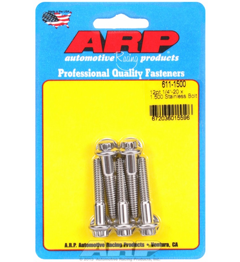 ARP Hardware - 1/4-20 x 1.500 12pt SS bolts
