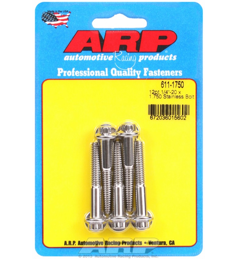 ARP Hardware - 1/4-20 x 1.750 12pt SS bolts