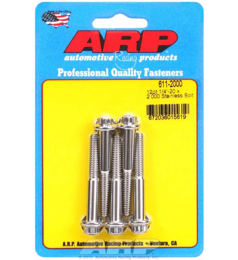 ARP Hardware - 1/4-20 x 2.000 12pt SS bolts