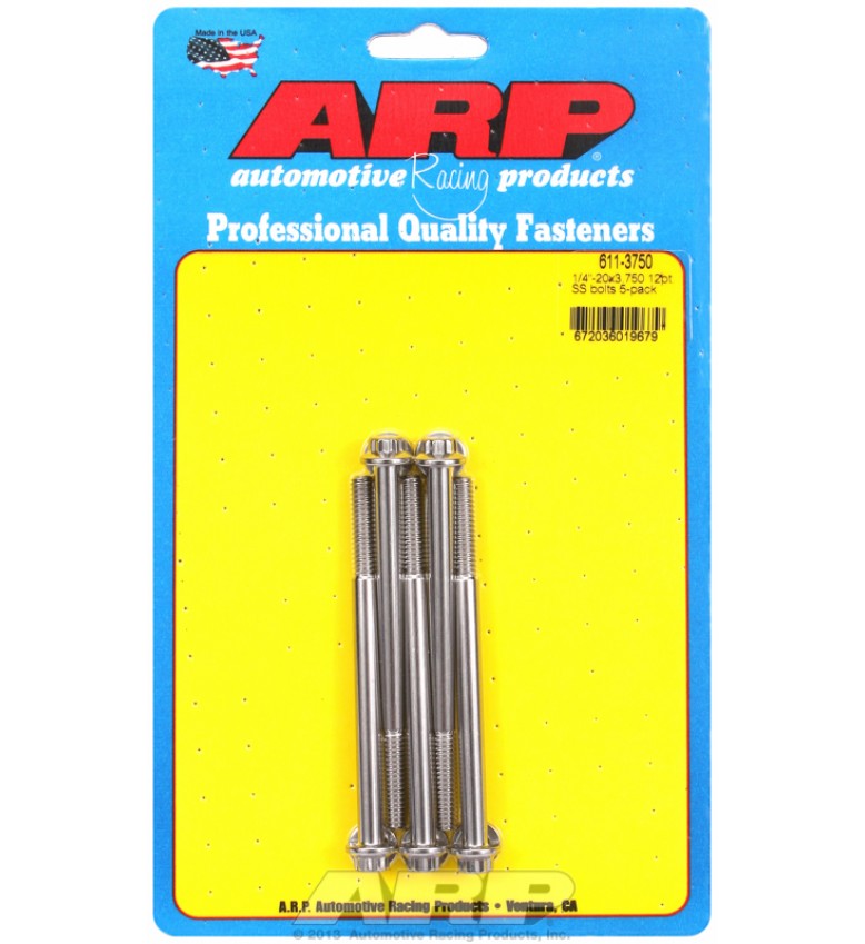 ARP Hardware - 1/4-20 x 3.750 12pt SS bolts