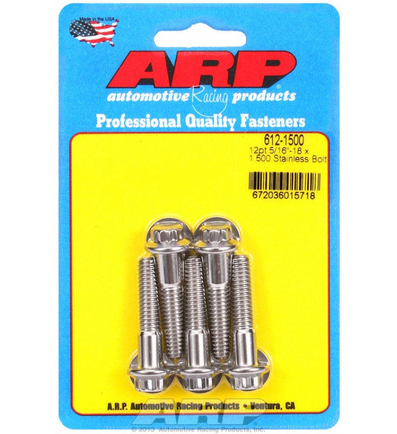 ARP Hardware - 5/16-18 x 1.500 12pt SS bolts