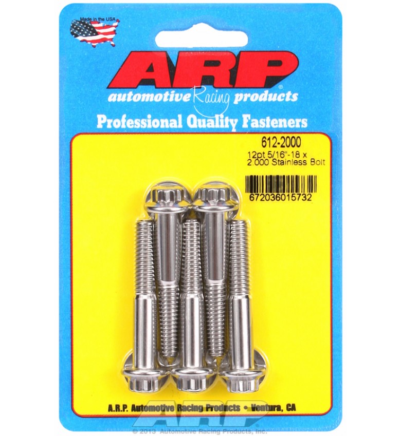 ARP Hardware - 5/16-18 x 2.000 12pt SS bolts