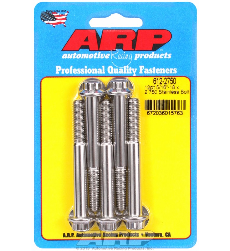 ARP Hardware - 5/16-18 x 2.750 12pt SS bolts