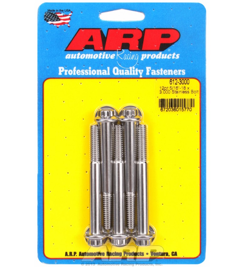 ARP Hardware - 5/16-18 x 3.000 12pt SS bolts