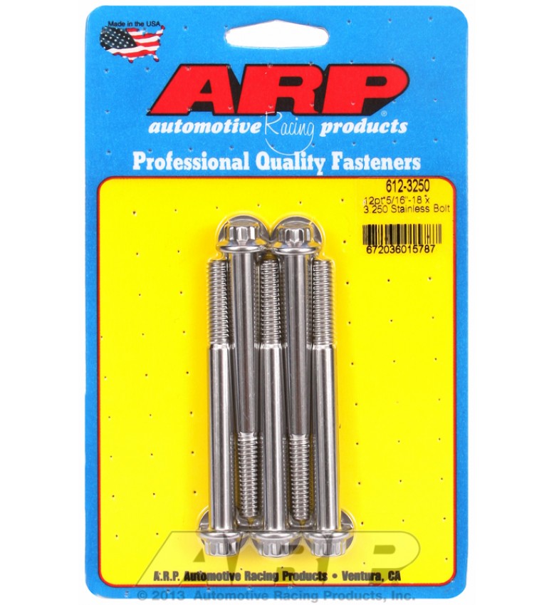 ARP Hardware - 5/16-18 x 3.250 12pt SS bolts