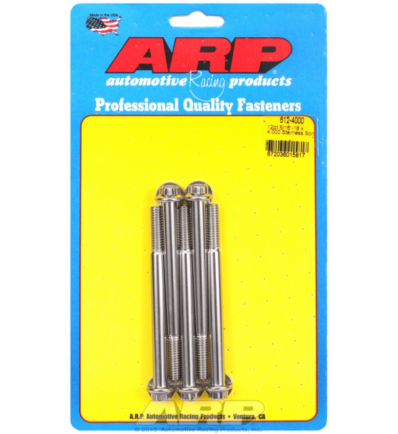 ARP Hardware - 5/16-18 x 4.000 12pt SS bolts