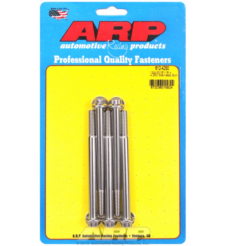 ARP Hardware - 5/16-18 x 4.250 12pt SS bolts
