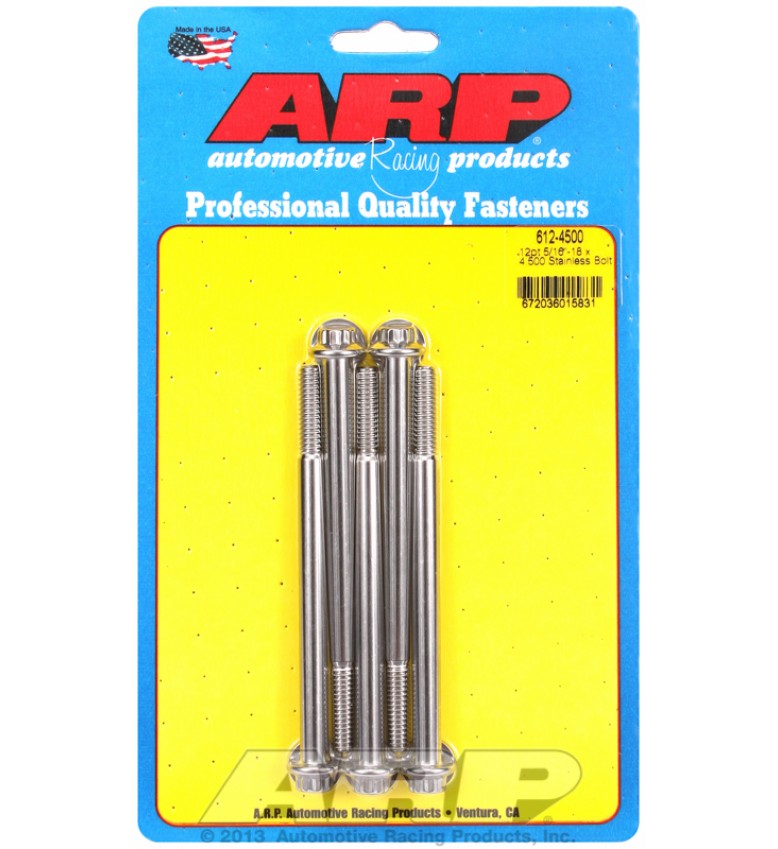 ARP Hardware - 5/16-18 x 4.500 12pt SS bolts