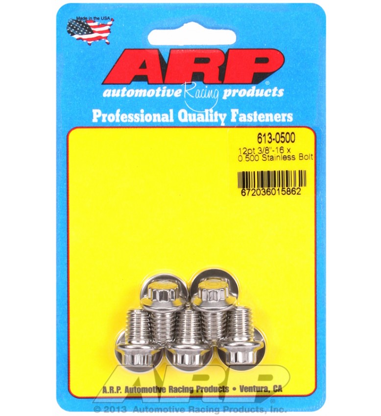 ARP Hardware - 3/8-16 x 0.500 12pt SS bolts