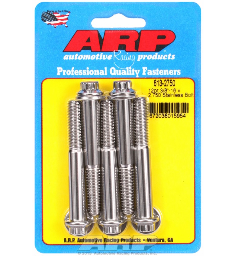 ARP Hardware - 3/8-16 x 2.750 12pt SS bolts