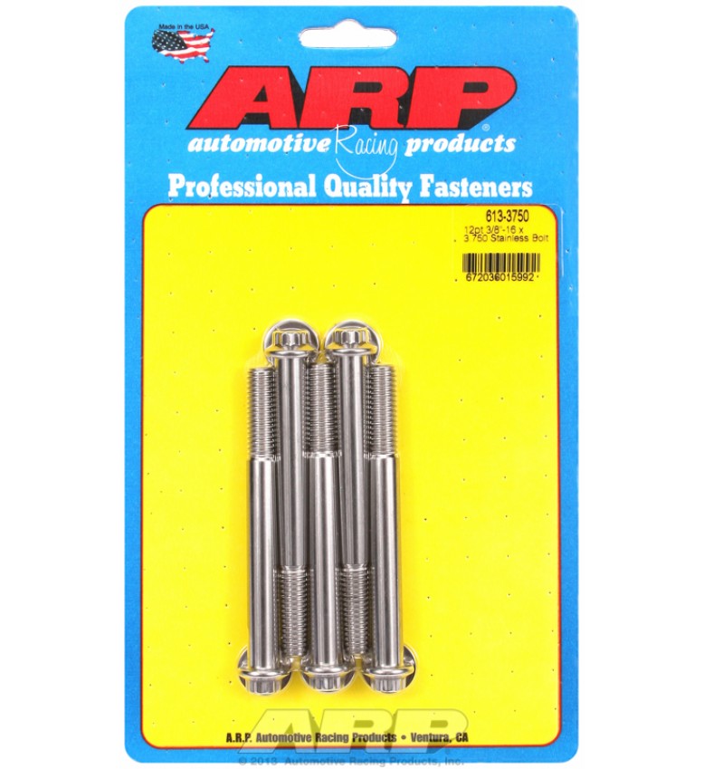ARP Hardware - 3/8-16 x 3.750 12pt SS bolts