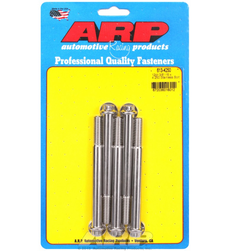 ARP Hardware - 3/8-16 x 4.250 12pt SS bolts