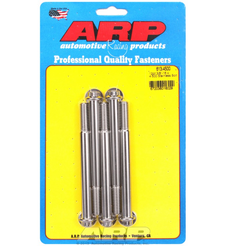 ARP Hardware - 3/8-16 x 4.500 12pt SS bolts