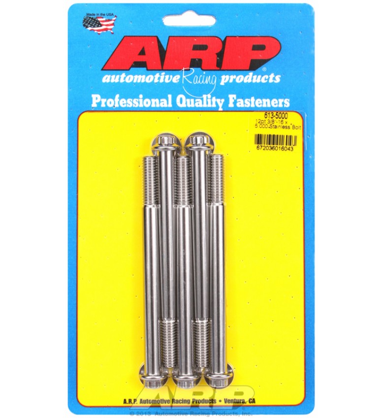 ARP Hardware - 3/8-16 x 5.000 12pt SS bolts