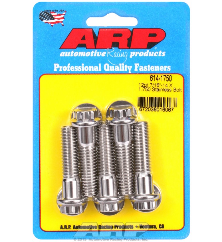 ARP Hardware - 7/16-14 X 1.750 12pt 1/2 wrenching SS bolts