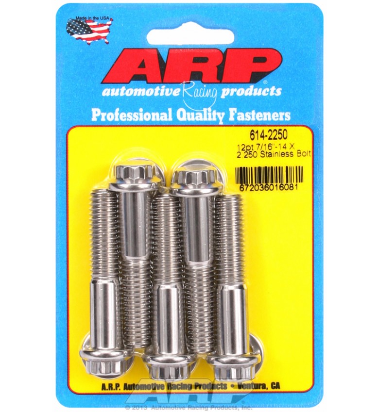 ARP Hardware - 7/16-14 X 2.250 12pt 1/2 wrenching SS bolts