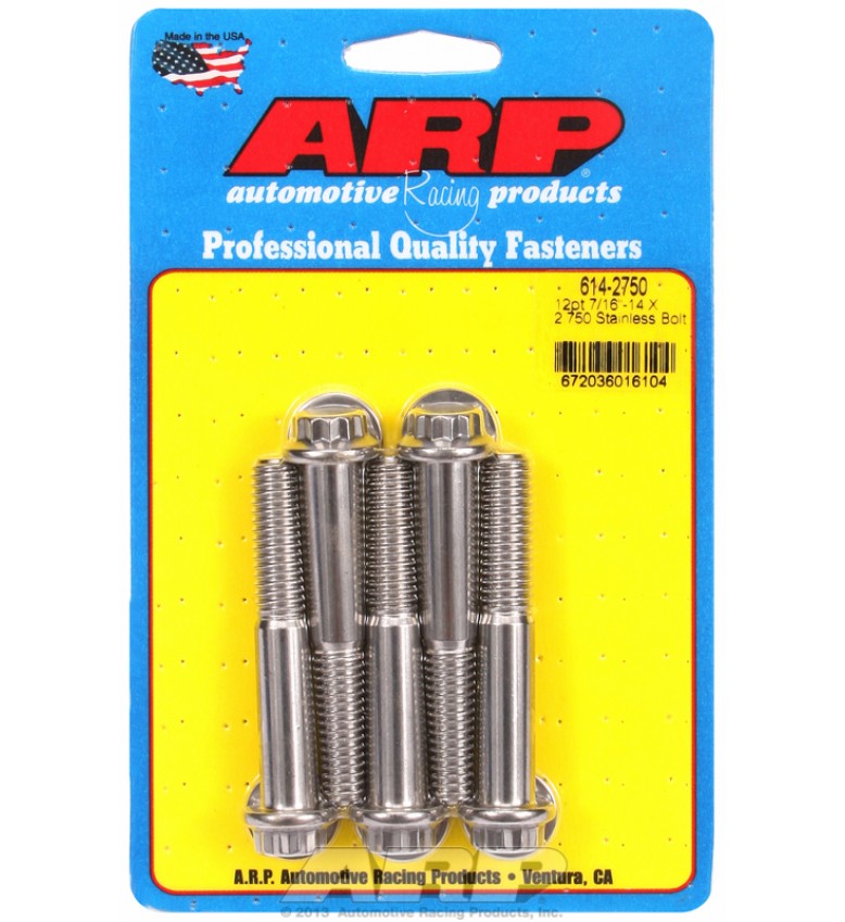 ARP Hardware - 7/16-14 X 2.750 12pt 1/2 wrenching SS bolts