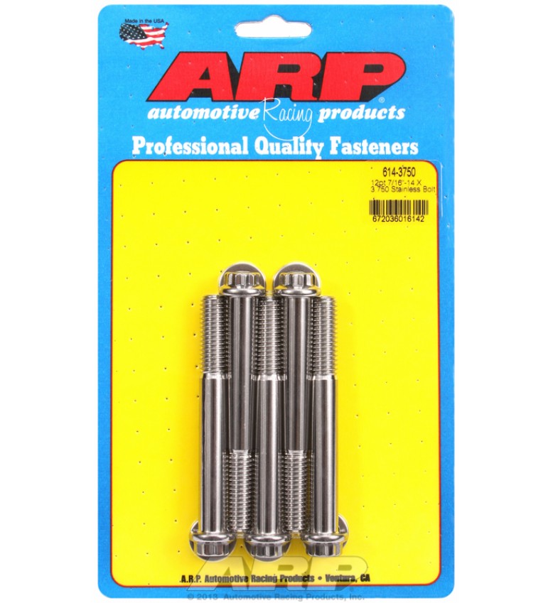 ARP Hardware - 7/16-14 X 3.750 12pt 1/2 wrenching SS bolts