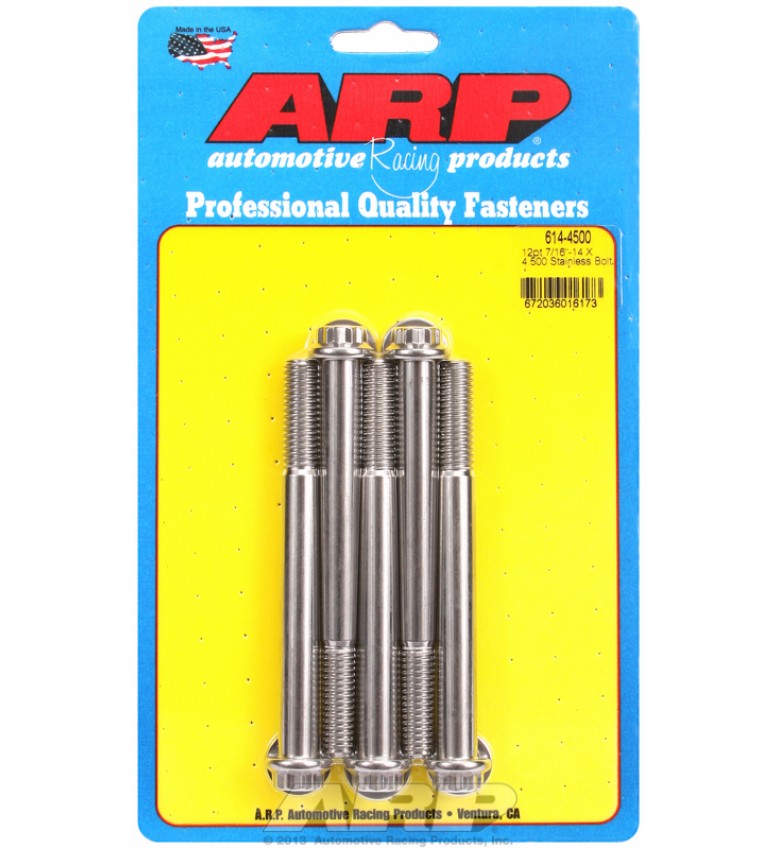ARP Hardware - 7/16-14 X 4.500 12pt 1/2 wrenching SS bolts