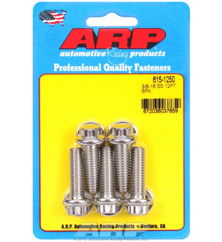 ARP Hardware - 3/8-16 x 1.250 12pt 7/16 wrenching SS bolts
