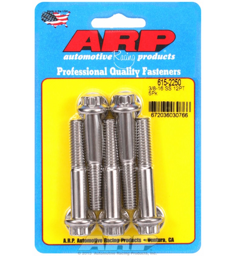 ARP Hardware - 3/8-16 x 2.250 12pt 7/16 wrenching SS bolts