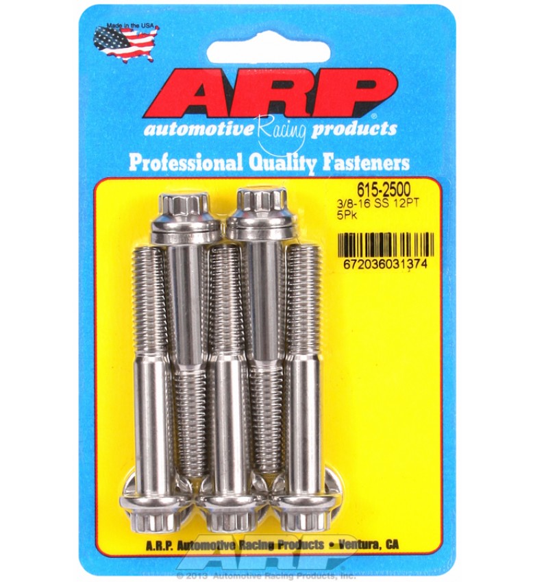 ARP Hardware - 3/8-16 x 2.500 12pt 7/16 wrenching SS bolts