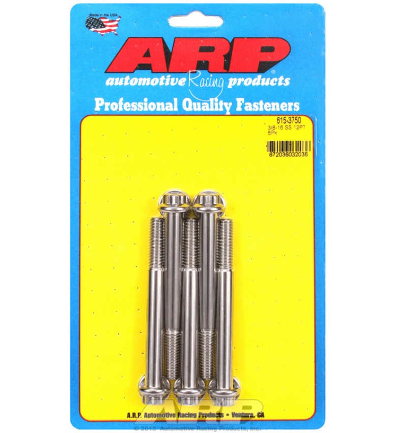ARP Hardware - 3/8-16 x 3.750 12pt 7/16 wrenching SS bolts
