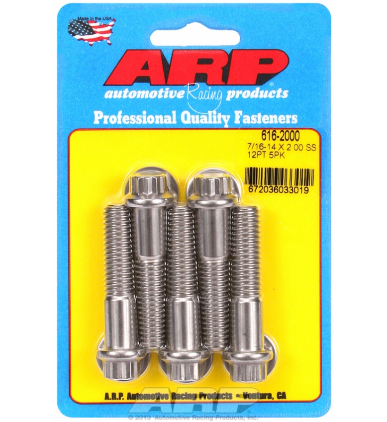 ARP Hardware - 7/16-14 X 2.000 12pt SS bolts