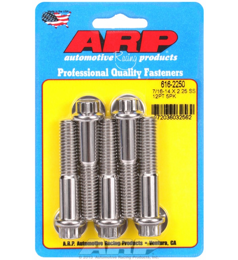 ARP Hardware - 7/16-14 X 2.250 12pt SS bolts