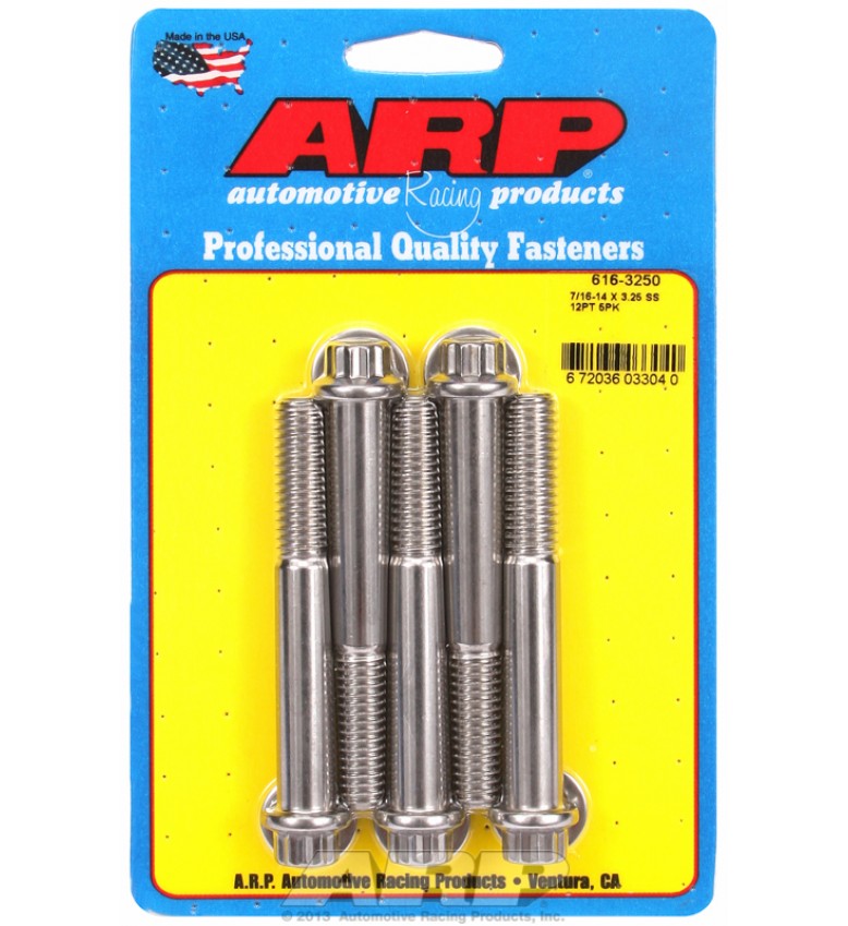 ARP Hardware - 7/16-14 X 3.250 12pt SS bolts
