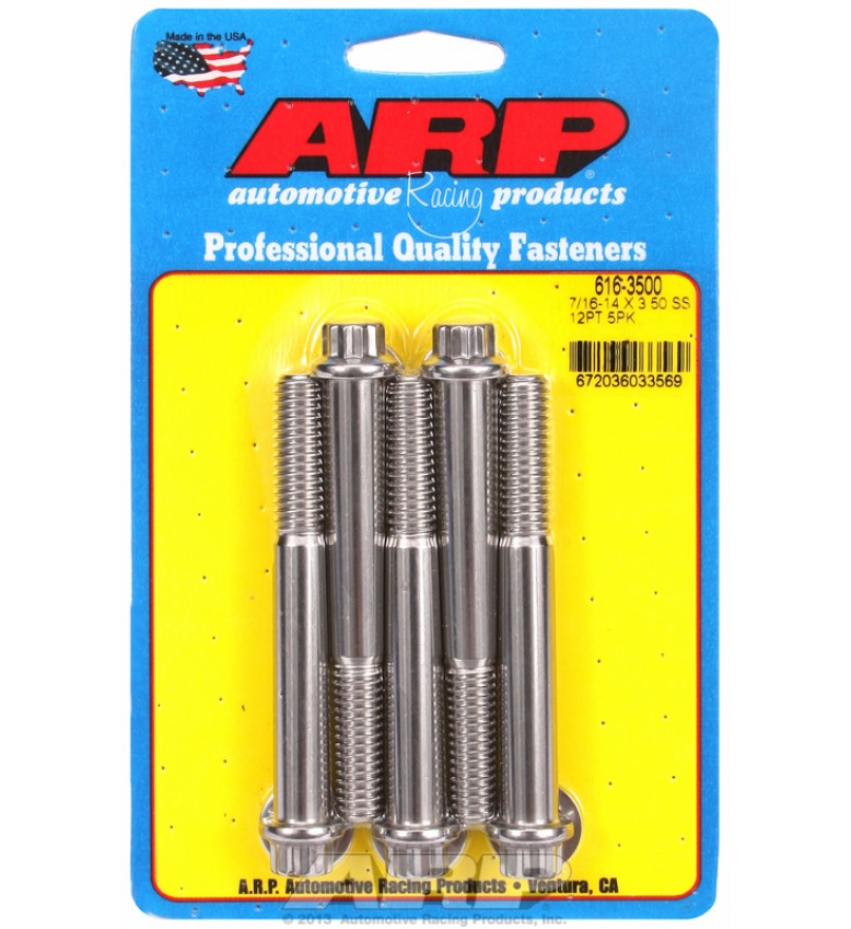 ARP Hardware - 7/16-14 X 3.500 12pt SS bolts