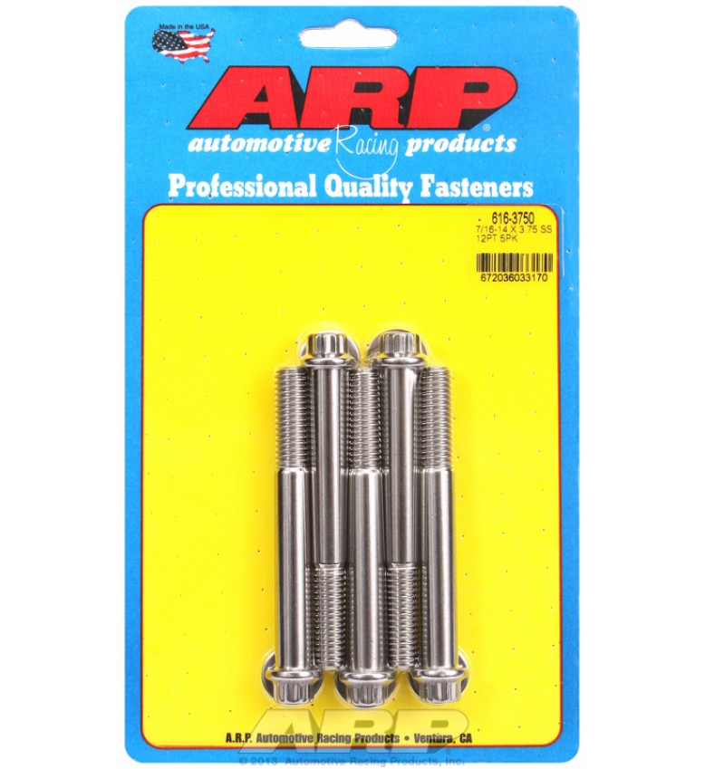ARP Hardware - 7/16-14 X 3.750 12pt SS bolts