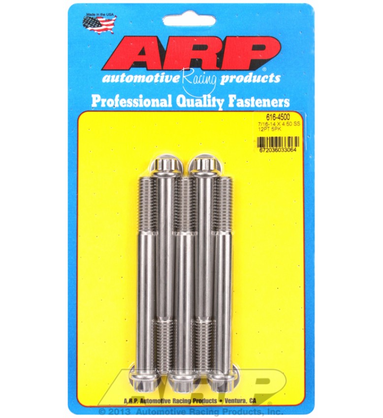 ARP Hardware - 7/16-14 X 4.500 12pt SS bolts
