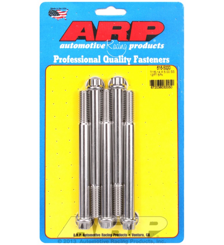 ARP Hardware - 7/16-14 X 5.000 12pt SS bolts