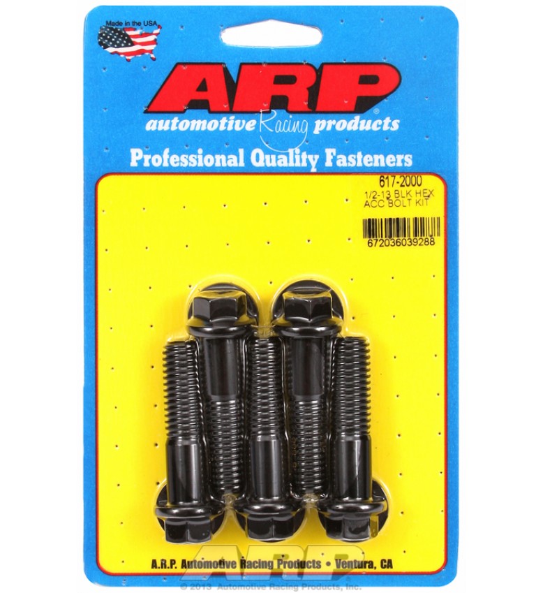 ARP Hardware - 1/2-13 x 2.000 hex black oxide bolts