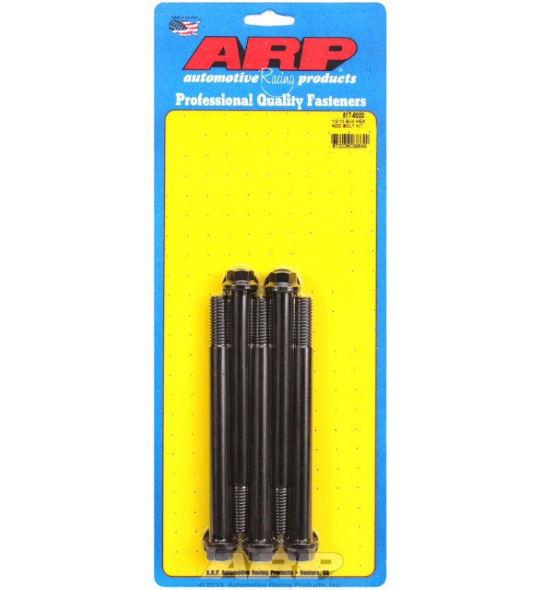 ARP Hardware - 1/2-13 x 6.000 hex black oxide bolts