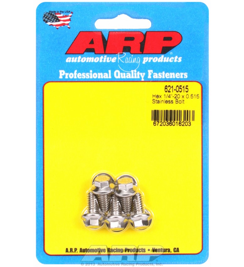 ARP Hardware - 1/4-20 x 0.515 hex SS bolts