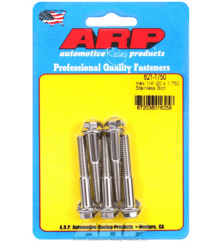 ARP Hardware - 1/4-20 x 1.750 hex SS bolts