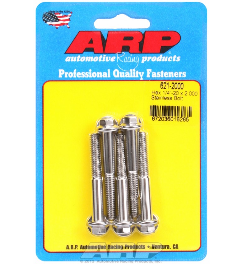 ARP Hardware - 1/4-20 x 2.000 hex SS bolts