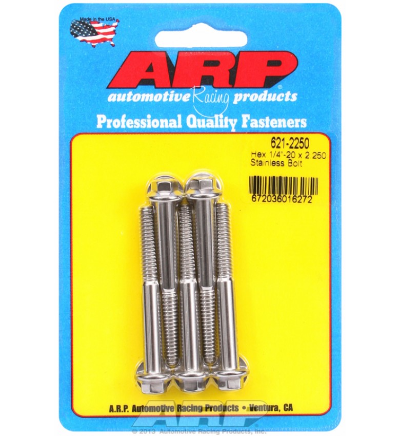 ARP Hardware - 1/4-20 x 2.250 hex SS bolts