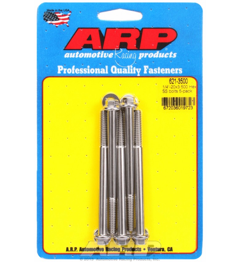 ARP Hardware - 1/4-20 x 3.500 hex SS bolts